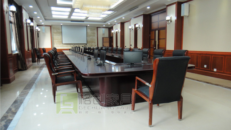 實(shí)木升降會議臺