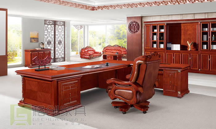 實(shí)木辦公家具-大班臺(tái)