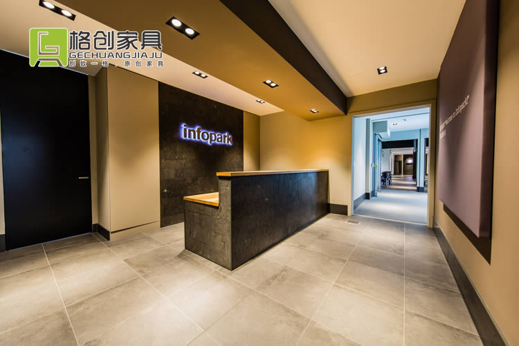 現代辦公家具效果圖