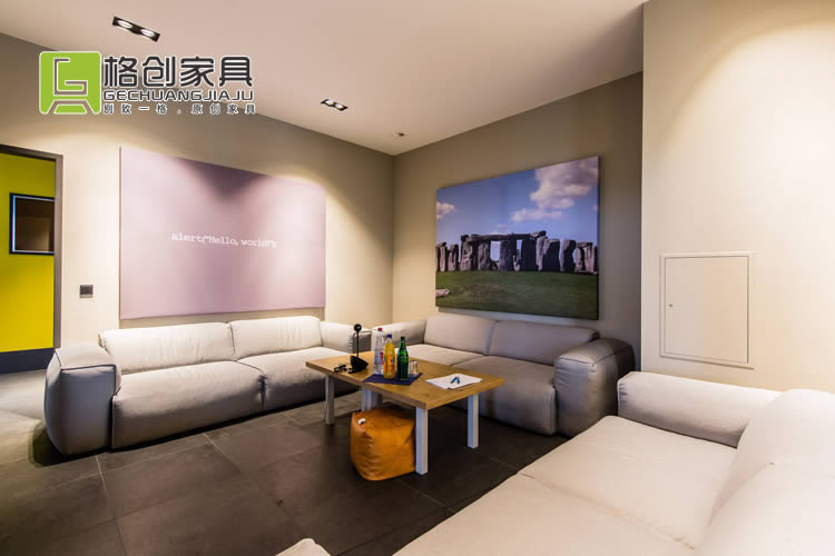 現代辦公家具效果圖