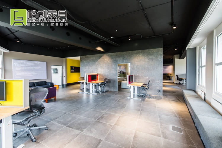 現代辦公家具效果圖