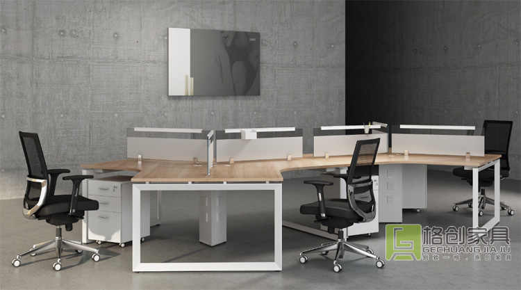 鋼架屏風辦公桌